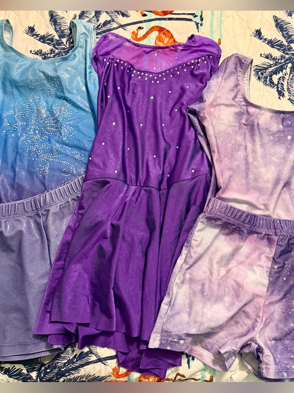 3 Gymnastics Leotards size 12